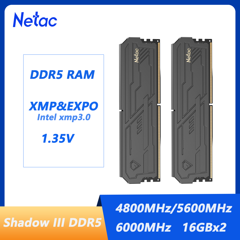 Ddr5 6000Mhz - Netac DDR5 Ram Shadow III 4800MHz