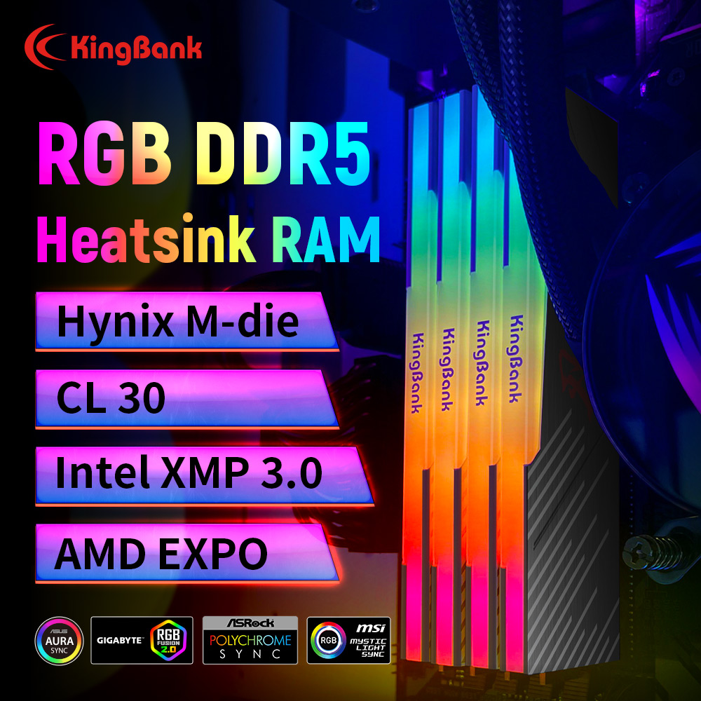 KingBank KRRB DDR5 RGB SoarBla - đánh giá và giá Ddr5 4800Mhz
